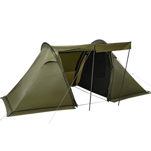 MC TOMOUNT トンネルテント 40Dナイロン ソロ 2人用 キャンプテント 簡単設営 軽量 耐水圧3000mm 高さ1.75m 2ルームテント インナー付きコンパクト/ f403a575