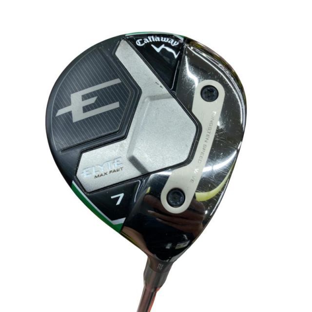 【中古】 キャロウェイ ELYTE MAX FAST 7W フェアウェイウッド FW LIN-Q GREEN 40 for CW(ELYTE FW) (フレックスR) メンズ 男性用 右利き 右用 Cランク ゴルフクラブ