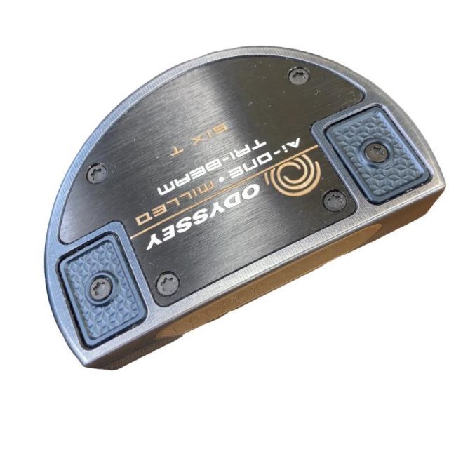 【中古】 オデッセイ Ai-ONE・MILLED TRI-BEAM SIX T(カスタム) パター PT 純正特注シャフト (フレックスその他) メンズ 男性用 右利き 右用 Cランク ゴルフクラブ