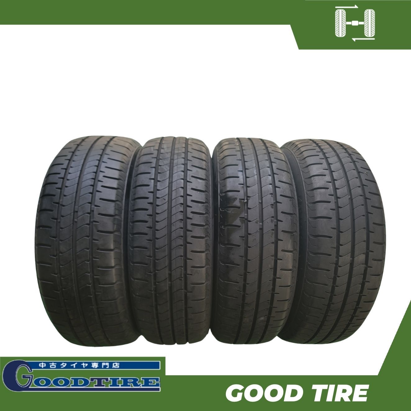 185/60R15 ブリヂストン NEWNO 2023年製 4本 夏用 8分山 中古タイヤ タイヤ アクア シエンタ フィット ノート ヴィッツ（7651）
