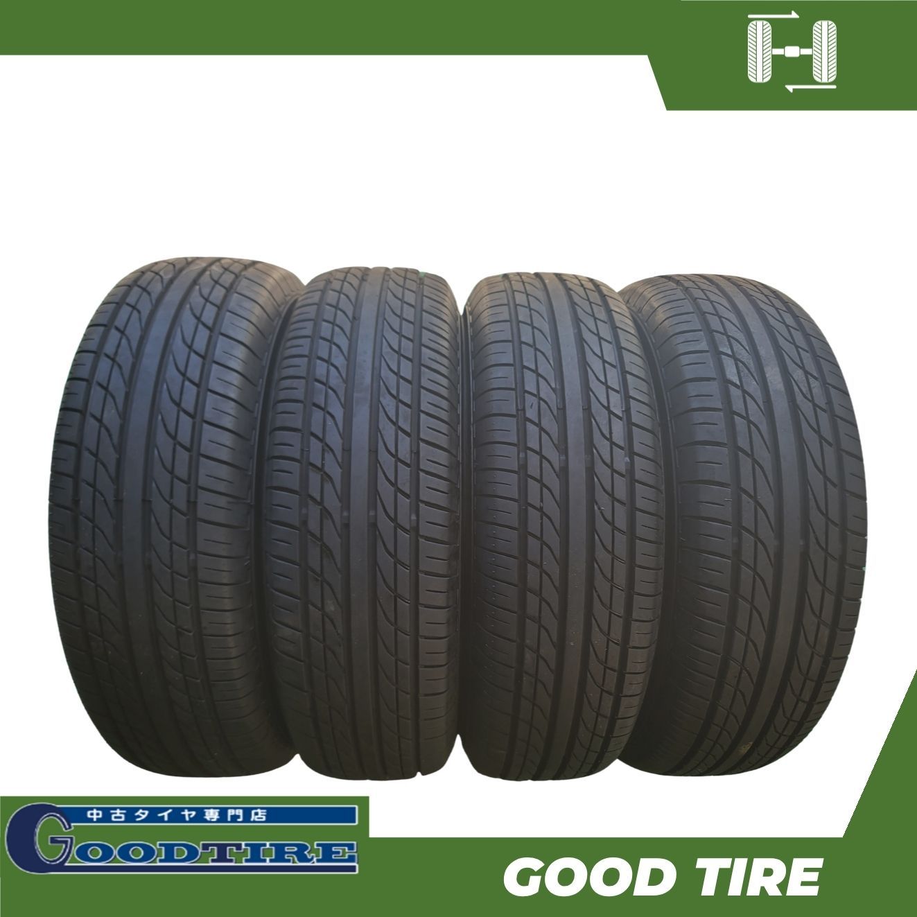 185/70R14 PRACTIVA PRACTIVA 2023年製 4本 夏用 8分山 中古タイヤ タイヤ ポルテ カローラ シエンタ フリード ノート(7650)