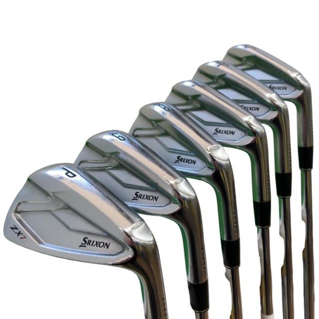 中古】 ダンロップ SRIXON ZX7 6S アイアンセット IR 純正特注シャフト