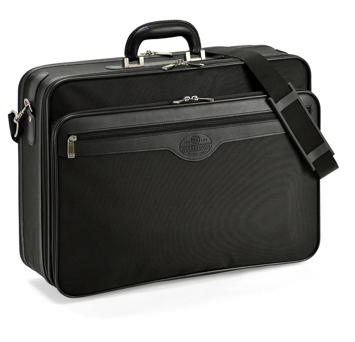 WELLINGTON　 21217-1H　アタッシュケース メンズ ブラック並行輸入品