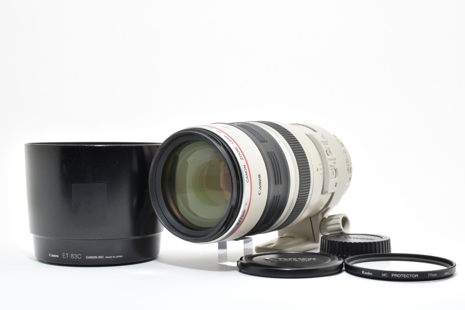 【良品・レンズフード、レンズフィルター付き】 CANON EF100-400mm F4.5-5.6L IS USM