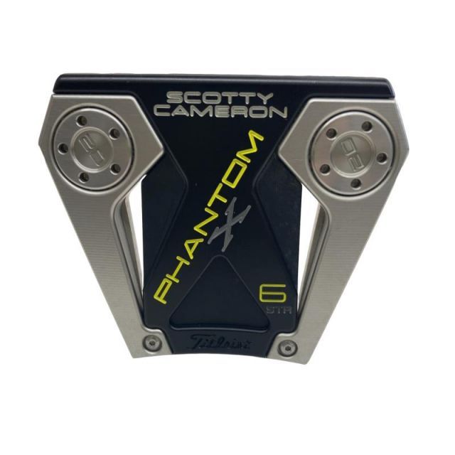 【中古】 タイトリスト SCOTTY CAMERON PHANTOM X 6STR 33インチ パター PT スチール (フレックスその他) メンズ 男性用 右利き 右用 Cランク ゴルフクラブ