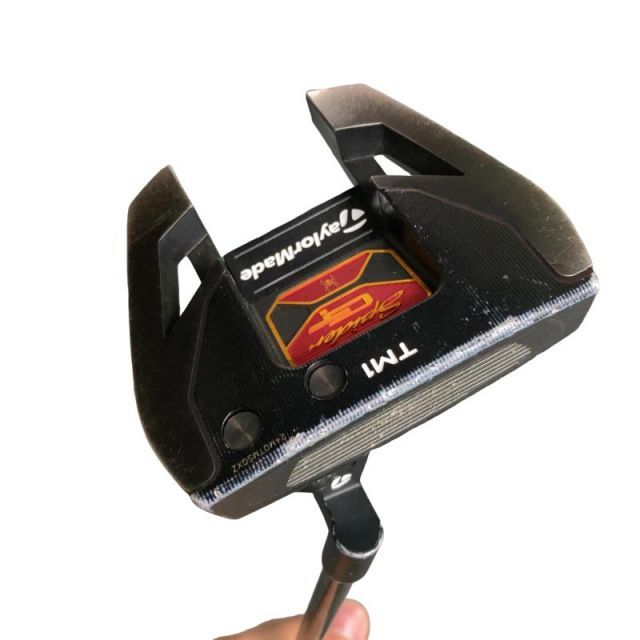 【中古】 テーラーメイド Spider GT BLACK TM1 33インチ パター PT スチール (フレックスその他) メンズ 男性用 右利き 右用 Dランク ゴルフクラブ