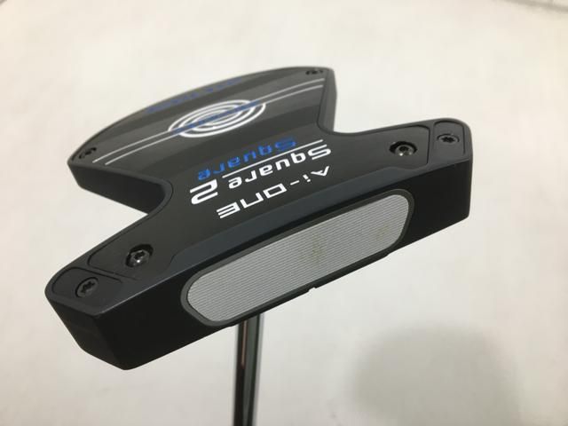 返品OK 【中古ゴルフクラブ】【美品】オデッセイ Ai-ONE SQUARE 2 SQUARE (スクエア2スクエア) MAX STRIPE パター 2025 STROKE LAB(ストローク ラボ) 90 シャフト パター