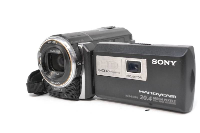 美品　SONY HDR-PJ590V ビデオカメラ プロジェクター内蔵 動作品】 ソニー SONY HDR-PJ590V プロジェクター内蔵 フルHD ビデオ