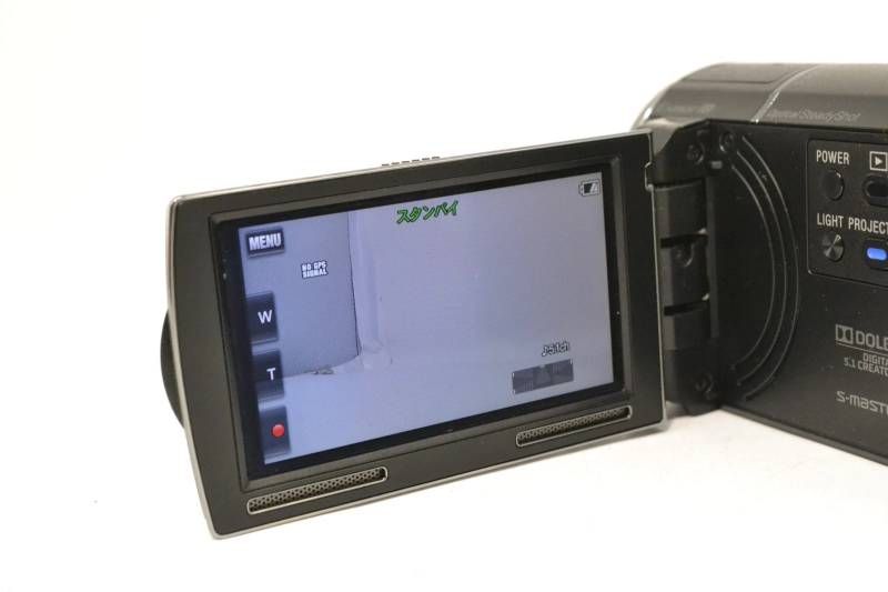 動作品】 ソニー SONY HDR-PJ590V プロジェクター内蔵 フルHD ビデオ
