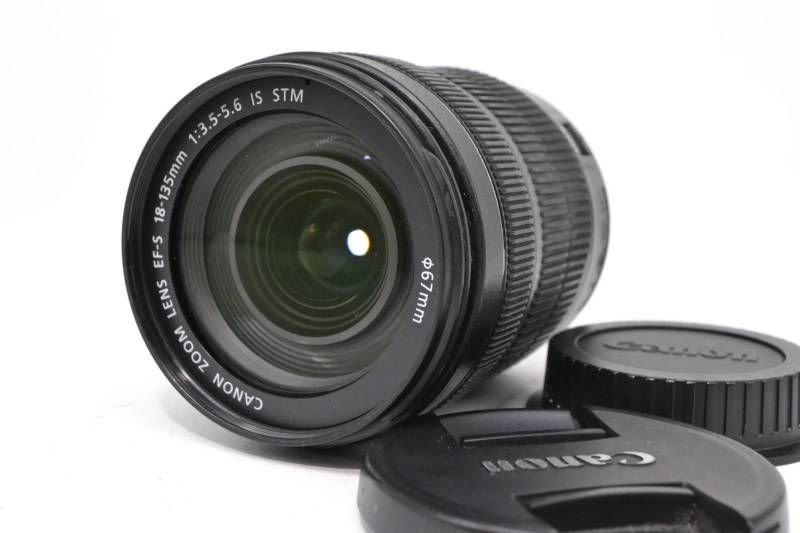 ■【動作品】キヤノン Canon EF-S 18-135mm F3.5-5.6 IS STM ズームレンズ