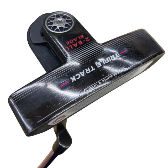 中古】 オデッセイ TRIPLE TRACK 2-BALL BLADE 34インチ パター PT