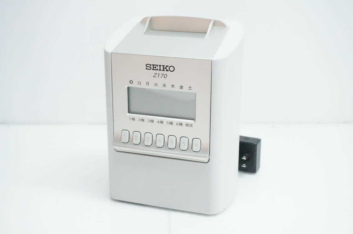【中古】SEIKOセイコー 多機能タイムレコーダー Z170 勤怠管理