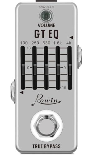 OSE Rowin ギターイコライザーペダル 5バンド グラフィックイコライザー True Bypass LEF-317A 並行輸入品koe c263251d