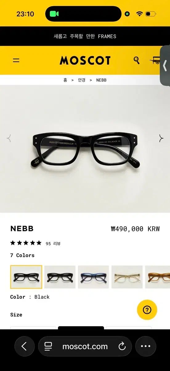 (48) モスコット NEBB 넵