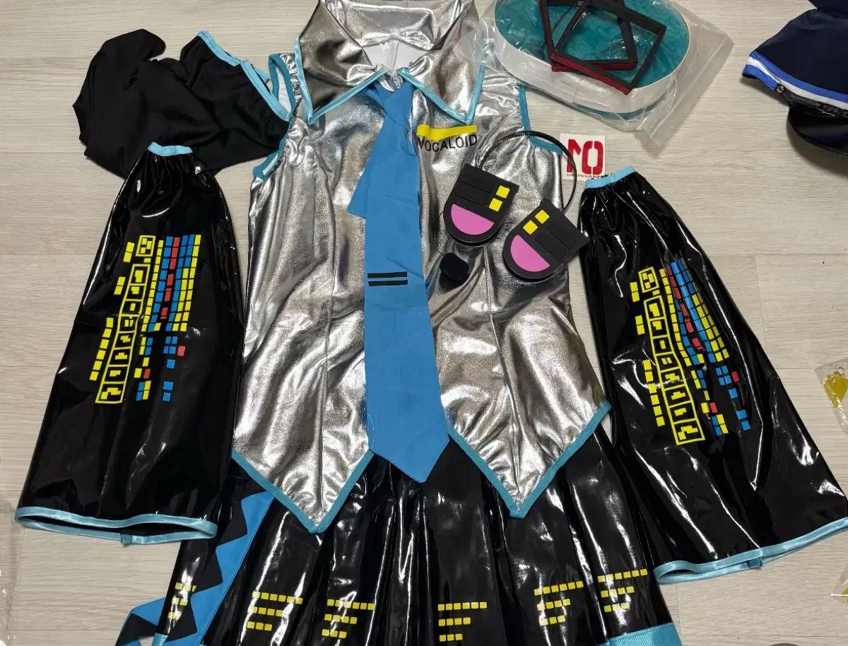 VOCALOID 初音ミク コスプレ レーザー フルセット