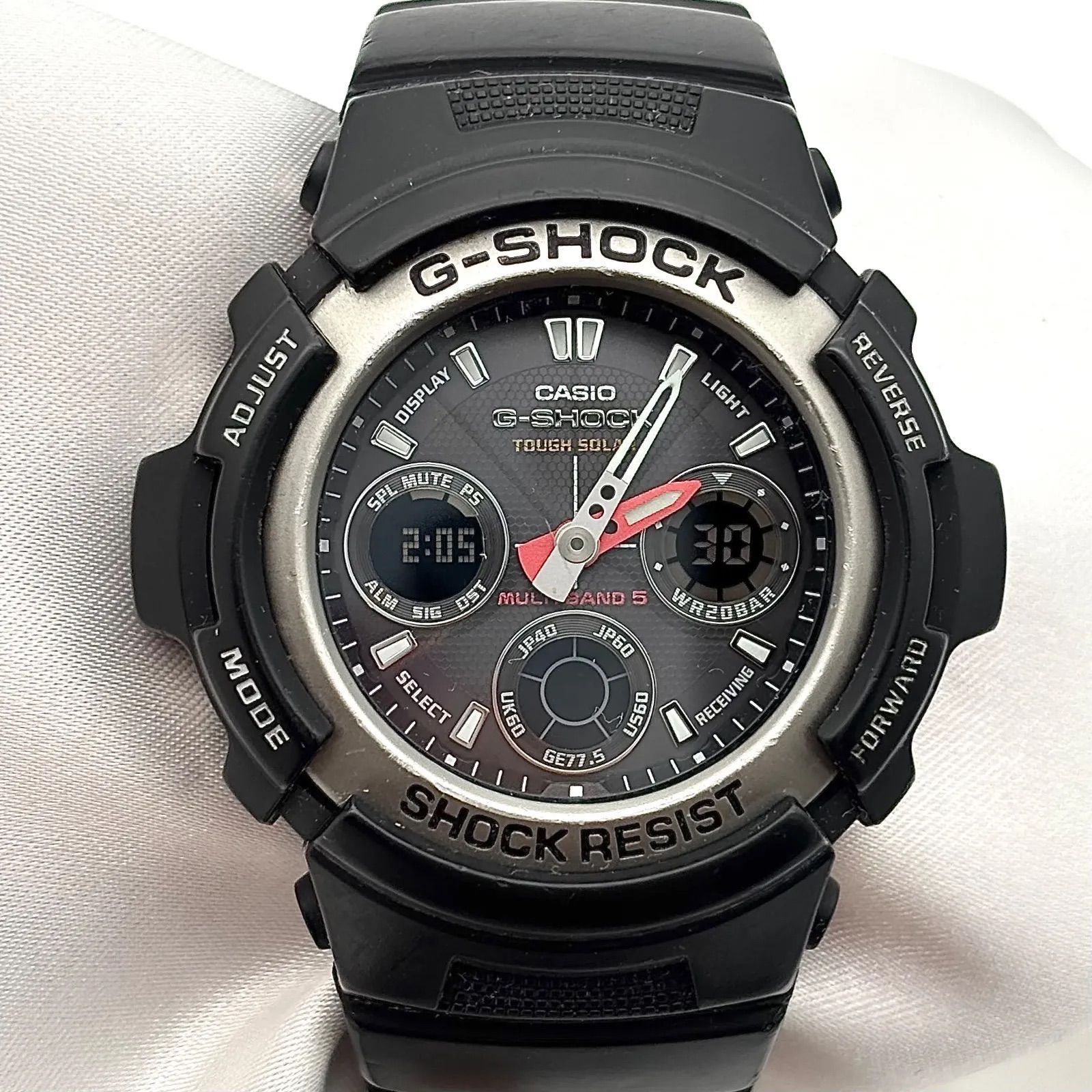 CASIO カシオ G-SHOCK AWG-101 メンズ腕時計 稼働品 カシオ 腕時計 G 
