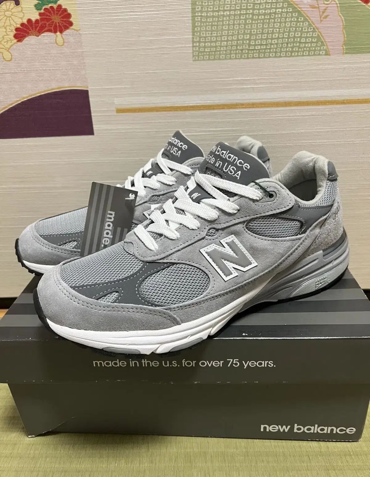 265mm ニューバランス 993 メイド IN USA グレー - D スタンダード