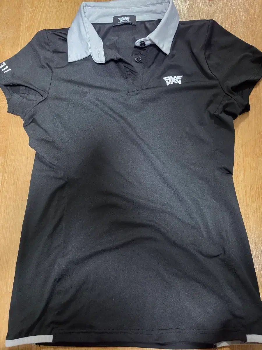 PXG ゴルフウェア 半袖 カラーTシャツ ブラック