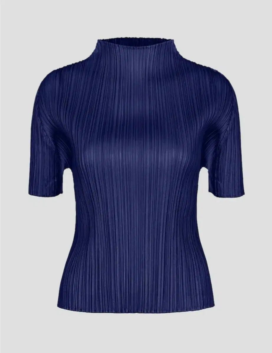 ISSEY MIYAKE プリーツプリーズ トップス 5月 マンスリー トップス ネイビー 5サイズ