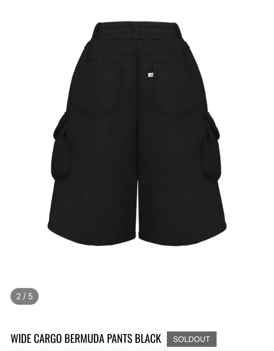 MJD ワイド カーゴ バミューダ パンツ ブラック
