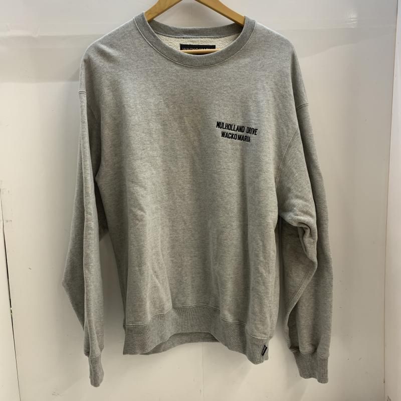 中古】WACKO MARIA マルホランドドライブ スウェット L グレー[92