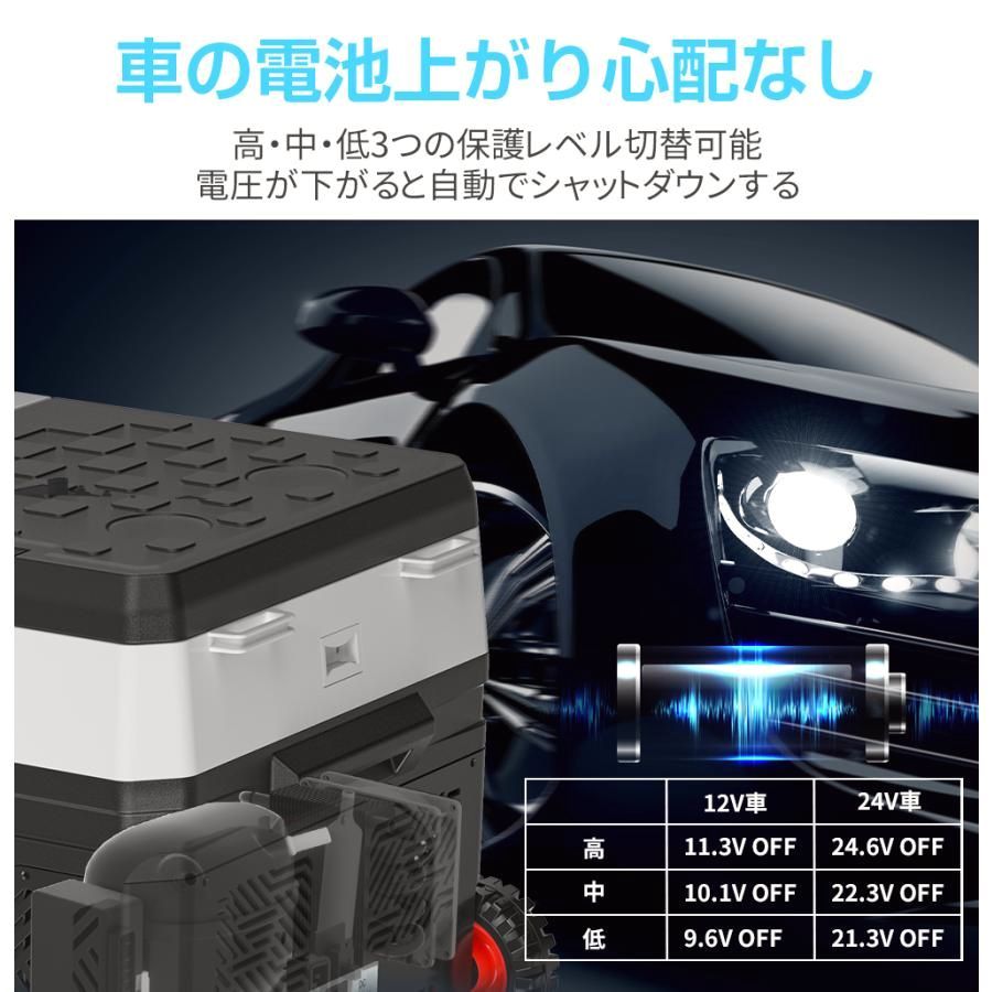 送料無料】車載冷蔵庫 42L 2室タイプ 2枚ドア -20℃〜10℃ 60W