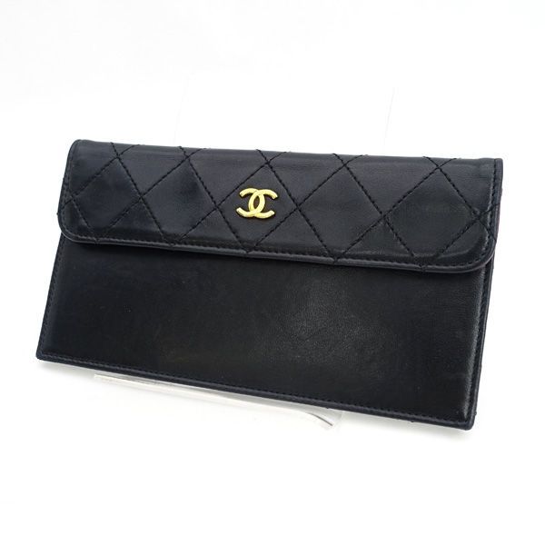 CHANEL / シャネル ◆ココ マトラッセ ラム バッグ ポーチ 札入れ ブランド【中古】 14,742円