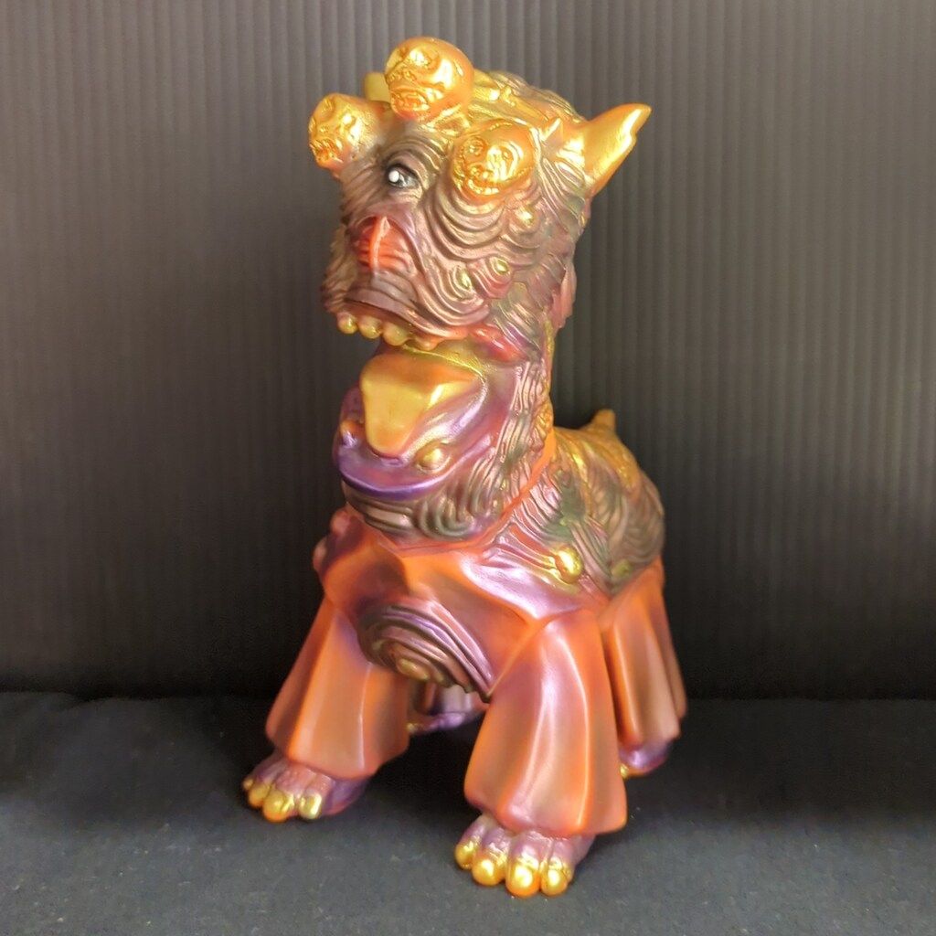 SKARNZ HELLHOUND オレンジ成型 金塗装