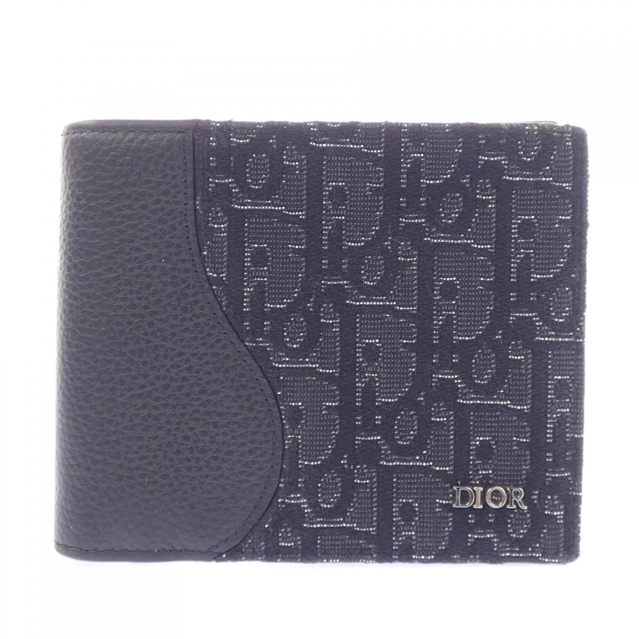 ディオール DIOR SADDLE ウォレット オブリーク ジャカード 2ADBC306YKS WALLET