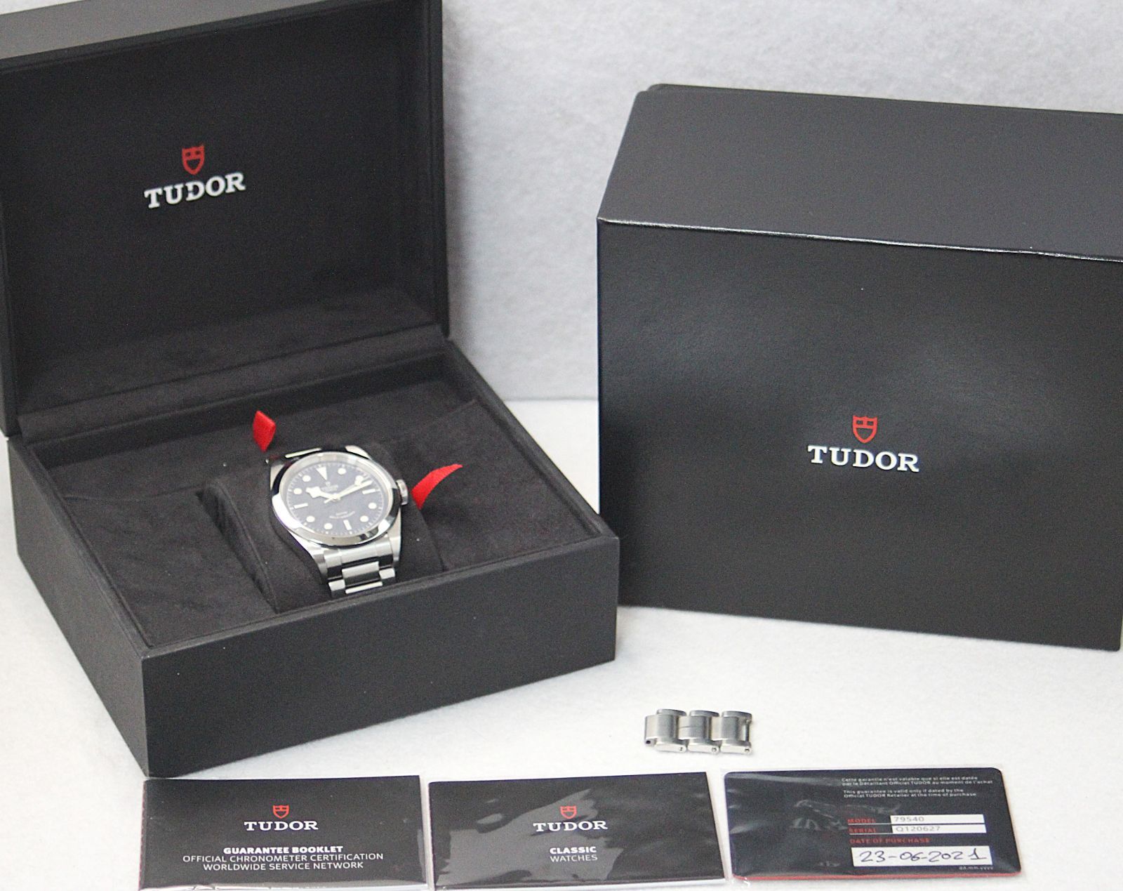 TUDOR ブラックベイ 41 フルセット - メルカリ