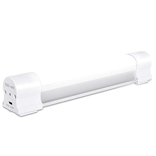 ☆新品☆LETOUR 蛍光灯 LEDライト USB充電式 60W 5200MAH 作業灯 アウトドアライト マグネット付きライト 高輝度 5段階点灯 4000ルーメン SOS点滅 停電対策 防災用品/室内/機械修理/緊急対策 (LT-LT60 1e1cd4da