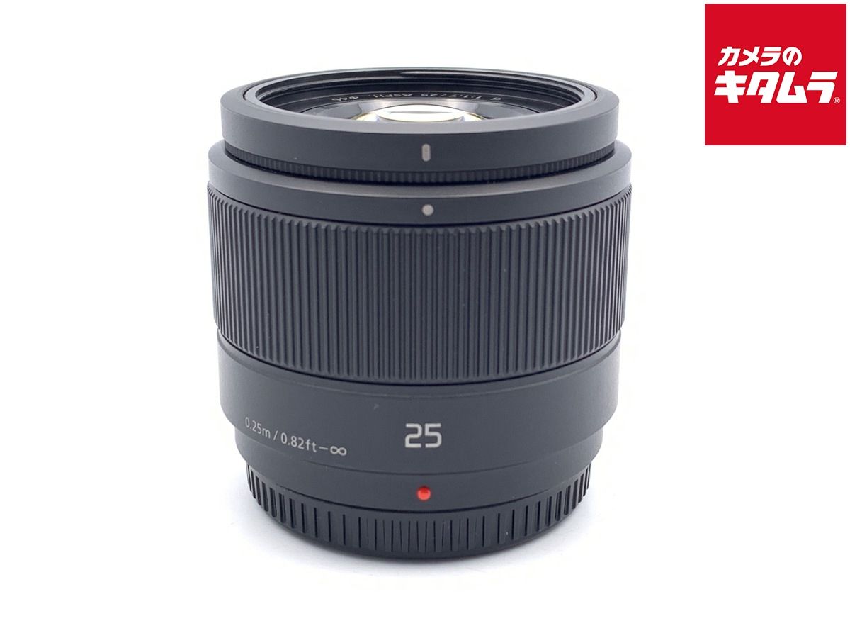 【中古】 【並品】 パナソニック LUMIX G 25mm F1.7 ASPH. [H-H025K] ブラック