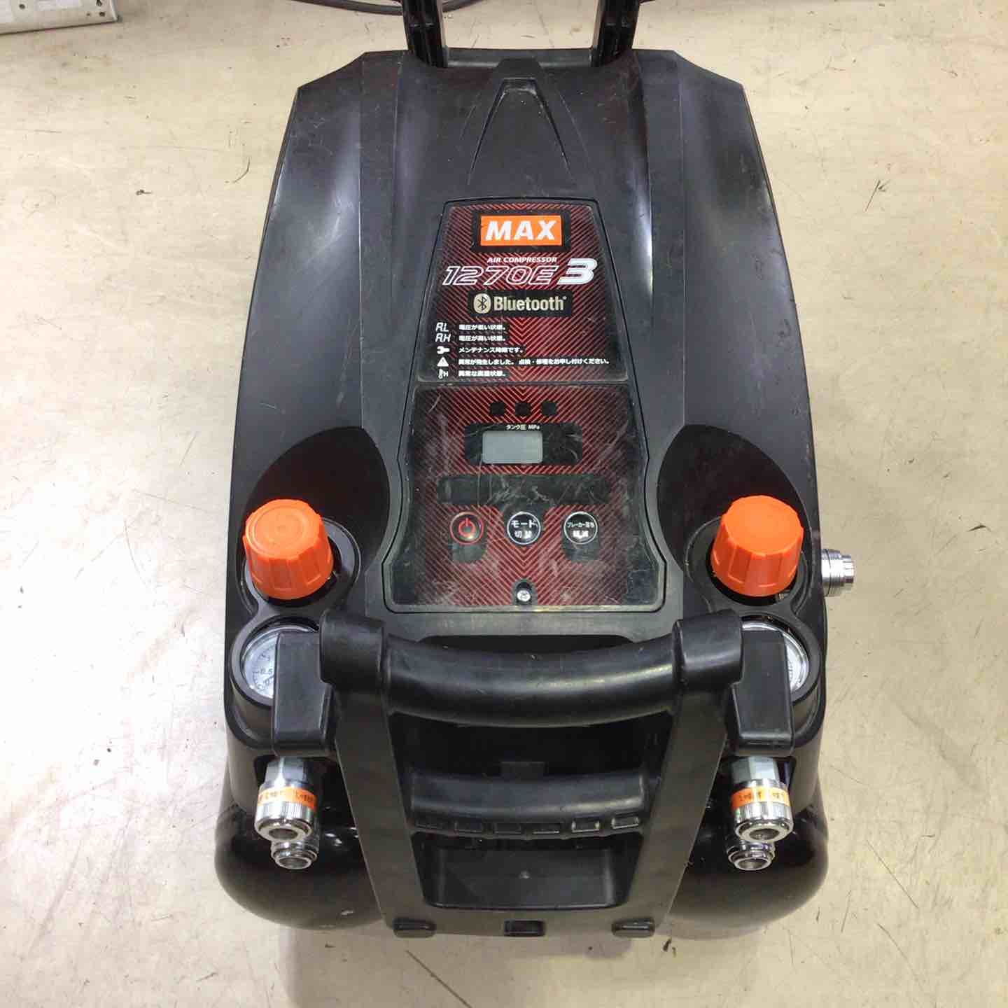 ★マックス(MAX) エアコンプレッサー AK-HH1270E3_ブラック【町田店】