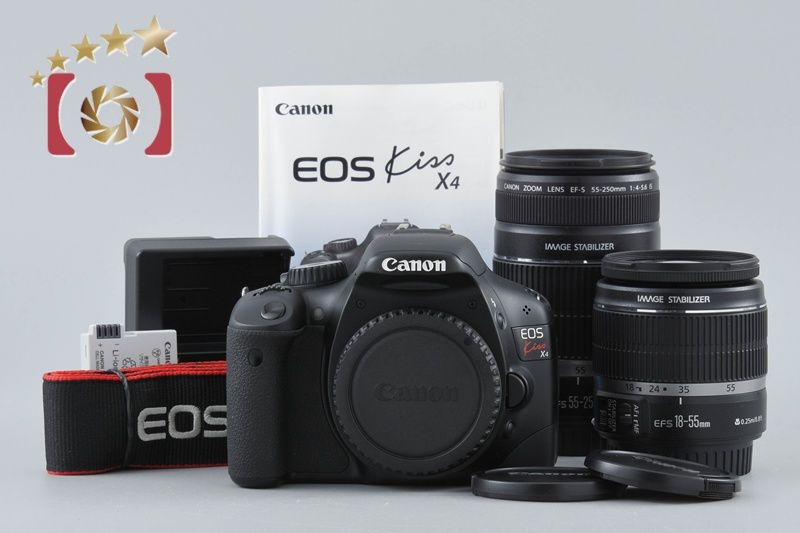 中古】Canon キヤノン EOS Kiss X4 ダブルズームキット シャッター回数
