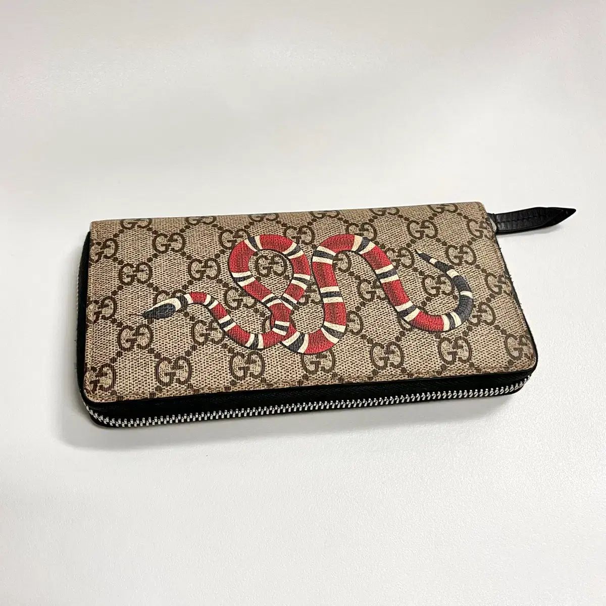S級/正規品 グッチ ジッパー ドール GG スネーク ジッパー 長財布