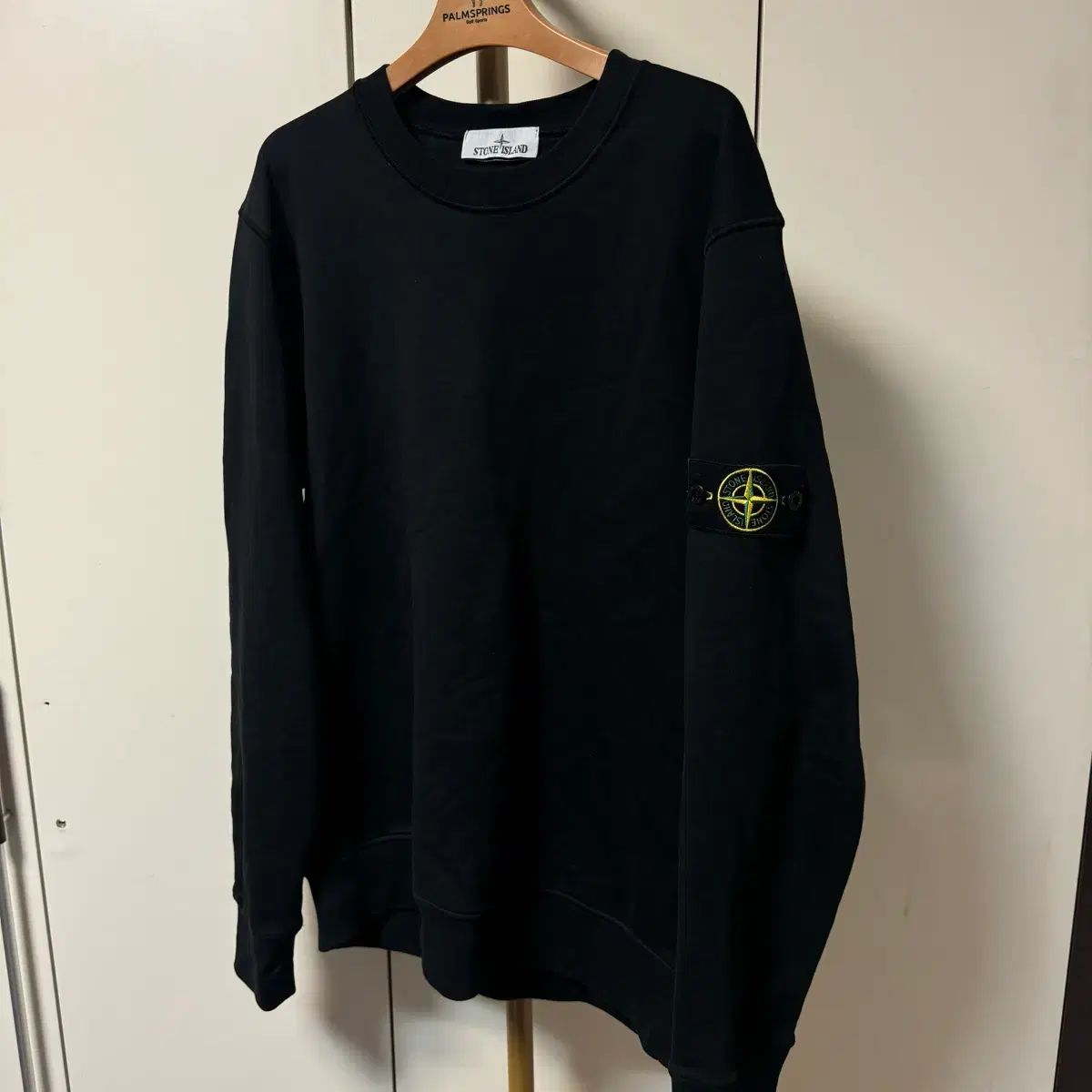 24ss STONE ISLAND ストーンアイランド 新モデル スウェット ブラック