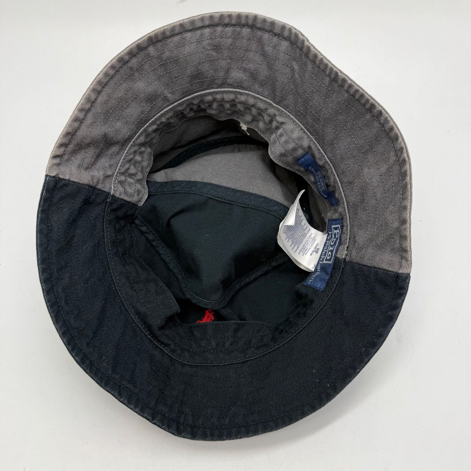 POLO by Ralph Lauren × BEAMS bicolor HAT S/M 58cm ポロバイ ラルフ