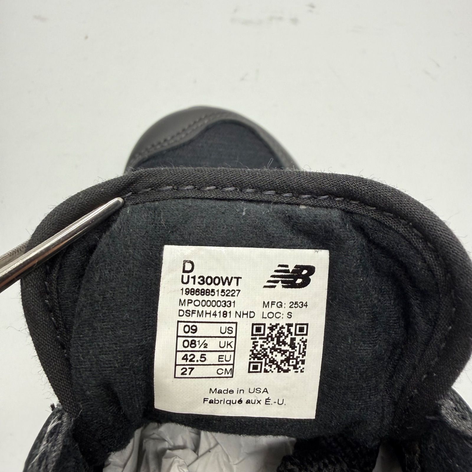 NEW BALANCE WTAPS 2025 U1300WT 27cm 252NBNBD-FW01S ニューバランス 