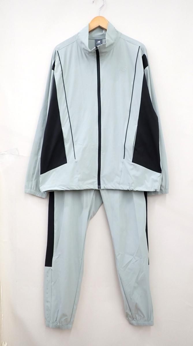 ★7606☆new balance 26SS THE CITY ファブリックコンビスタンドカラージャケット / THE CITY ファブリックコンビウーブン　未使用美品　L