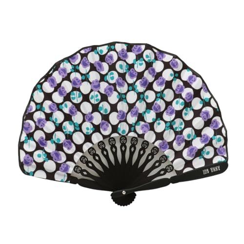 [ANNA SUI] 【アナスイ】扇子（収納ケース付き）ローズドット（パープル）001854-0002-01ma 474e03bd