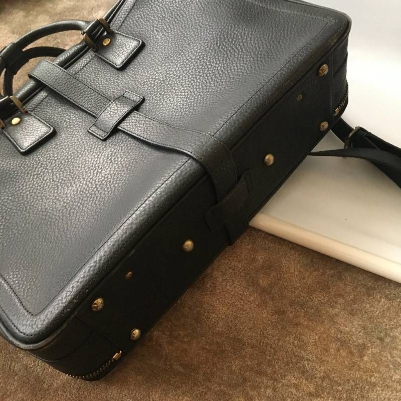 美品 銀座タニザワ鞄 GINZA Tanizawa 本革 ダレスバッグ ビジネス