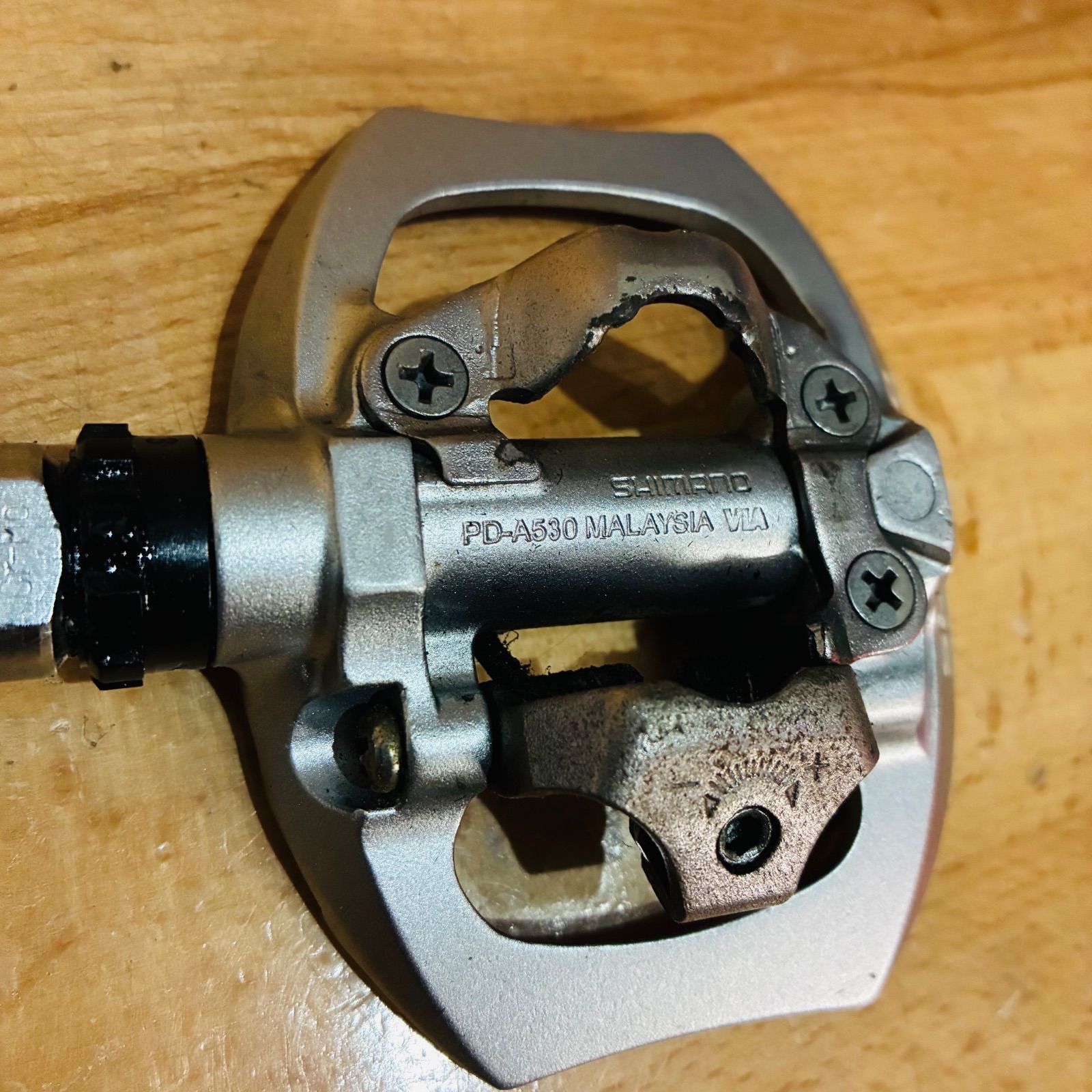 即発送】 シマノ PD-A530 SPD ビンディング ペダル クリート付 片面