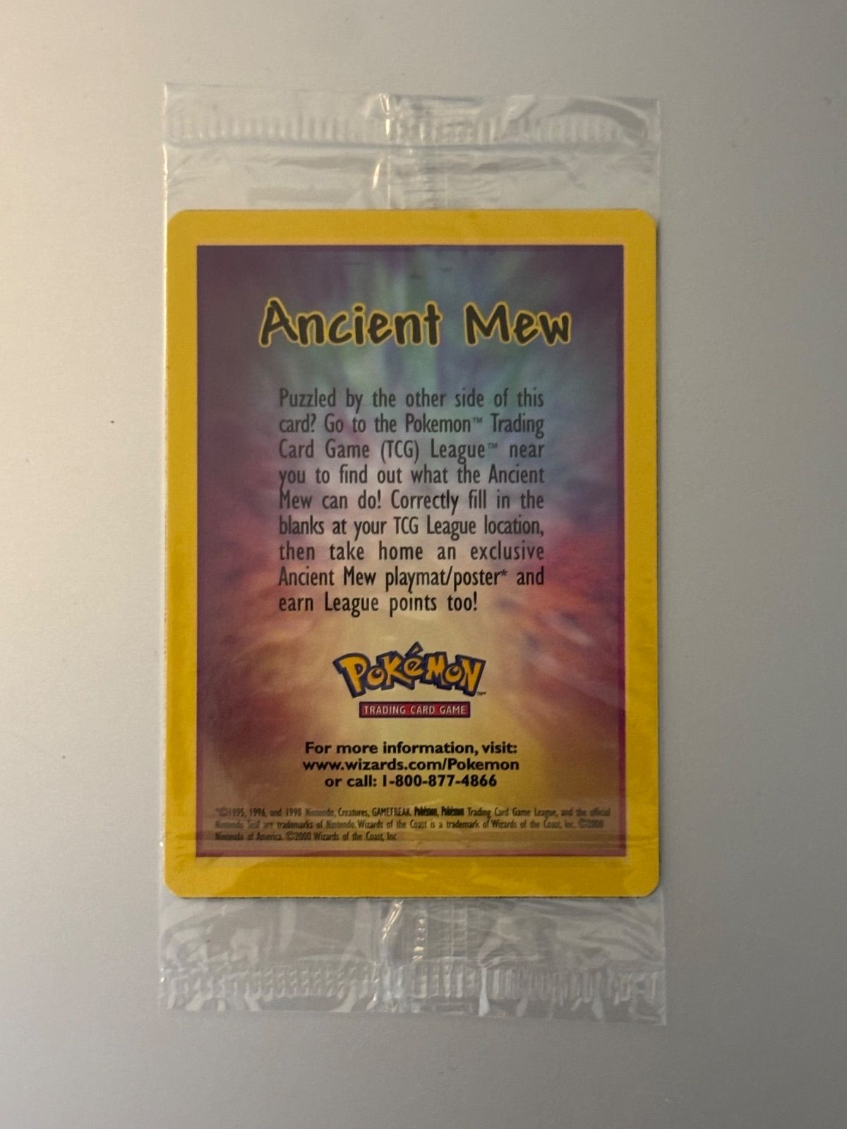 ポケモンカード 古代ミュウ 未開封品 プロモ 英語 海外 - メルカリ