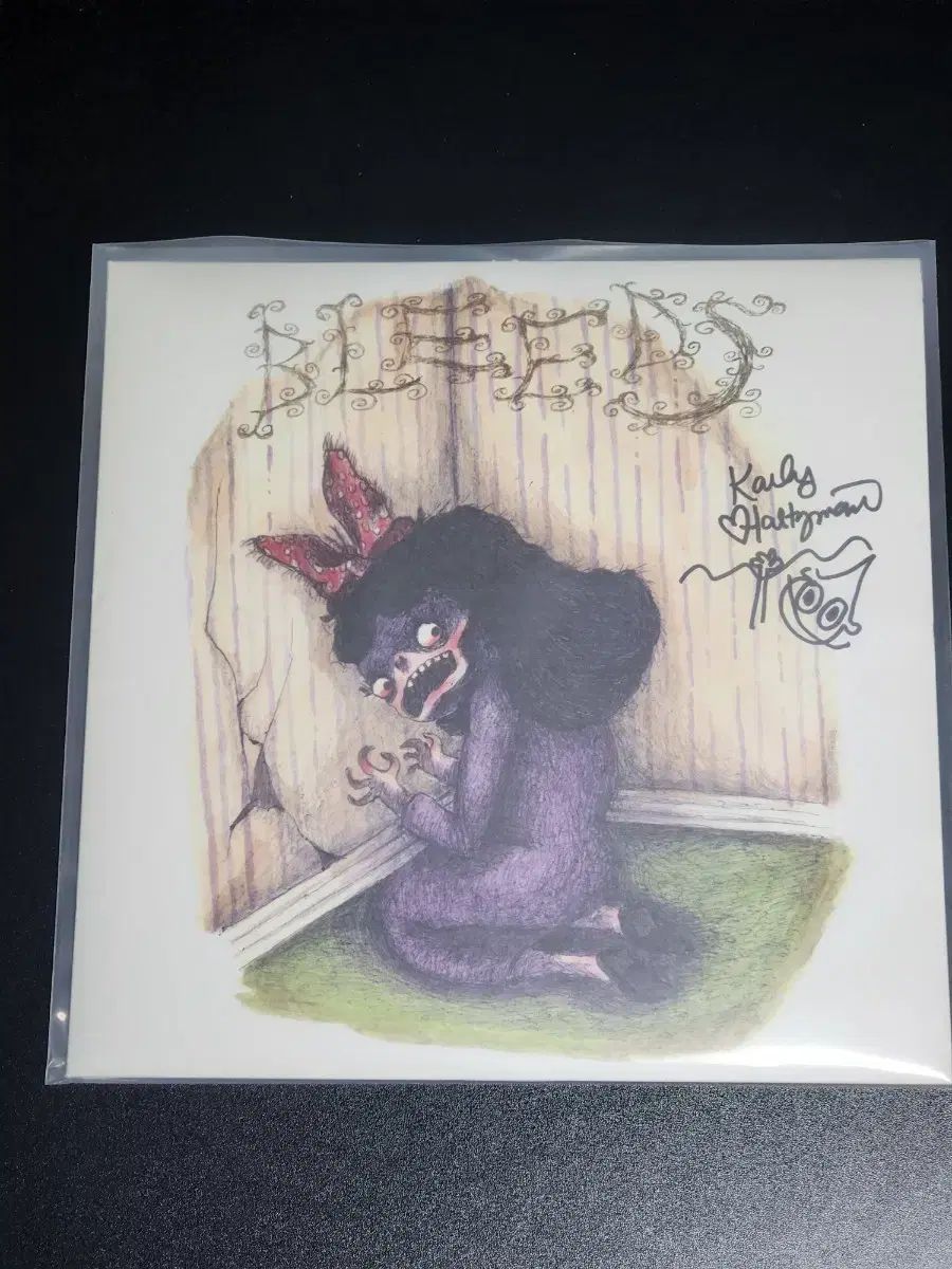 ウェンズデー( Wednesday ） Bleeds サイン Lp