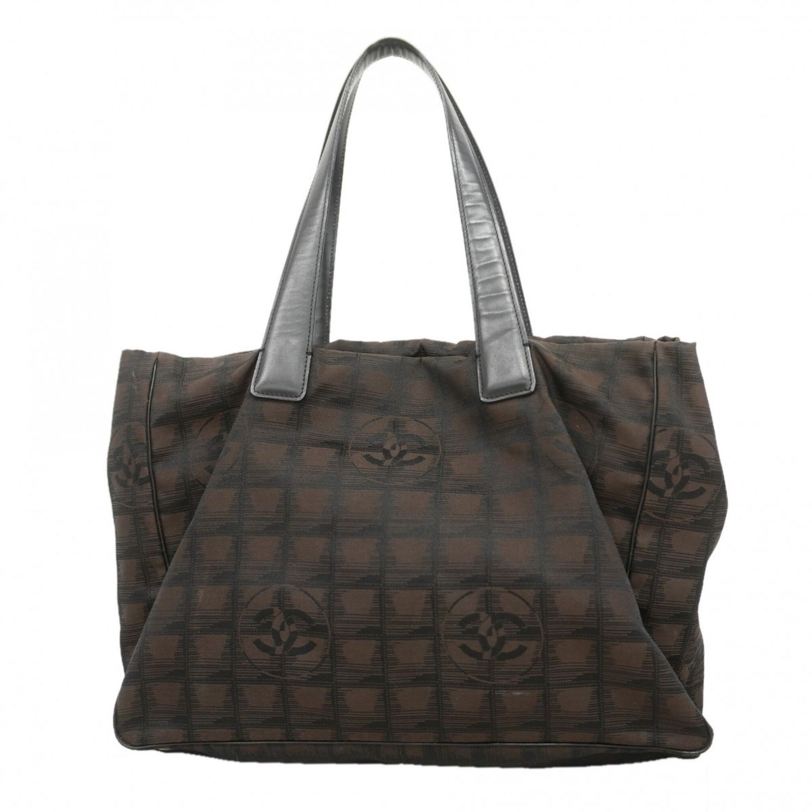 シャネル(Chanel) シャネル トートバッグ ニュートラベル ナイロン ブラウンレディース P3063529