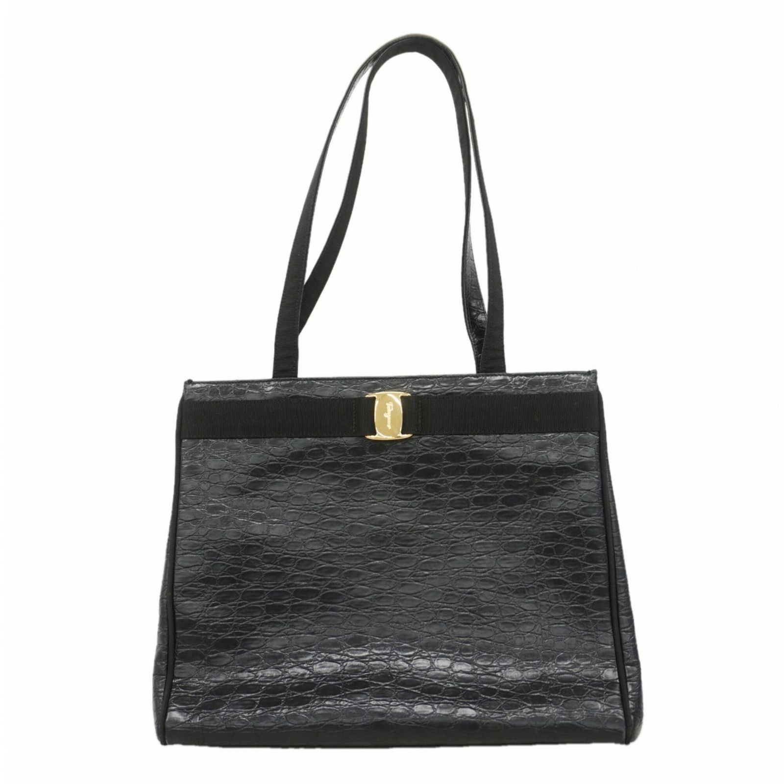 サルヴァトーレ・フェラガモ(Salvatore Ferragamo) サルヴァトーレフェラガモ ショルダーバッグ ヴァラ レザー ブラック レディース P3004872