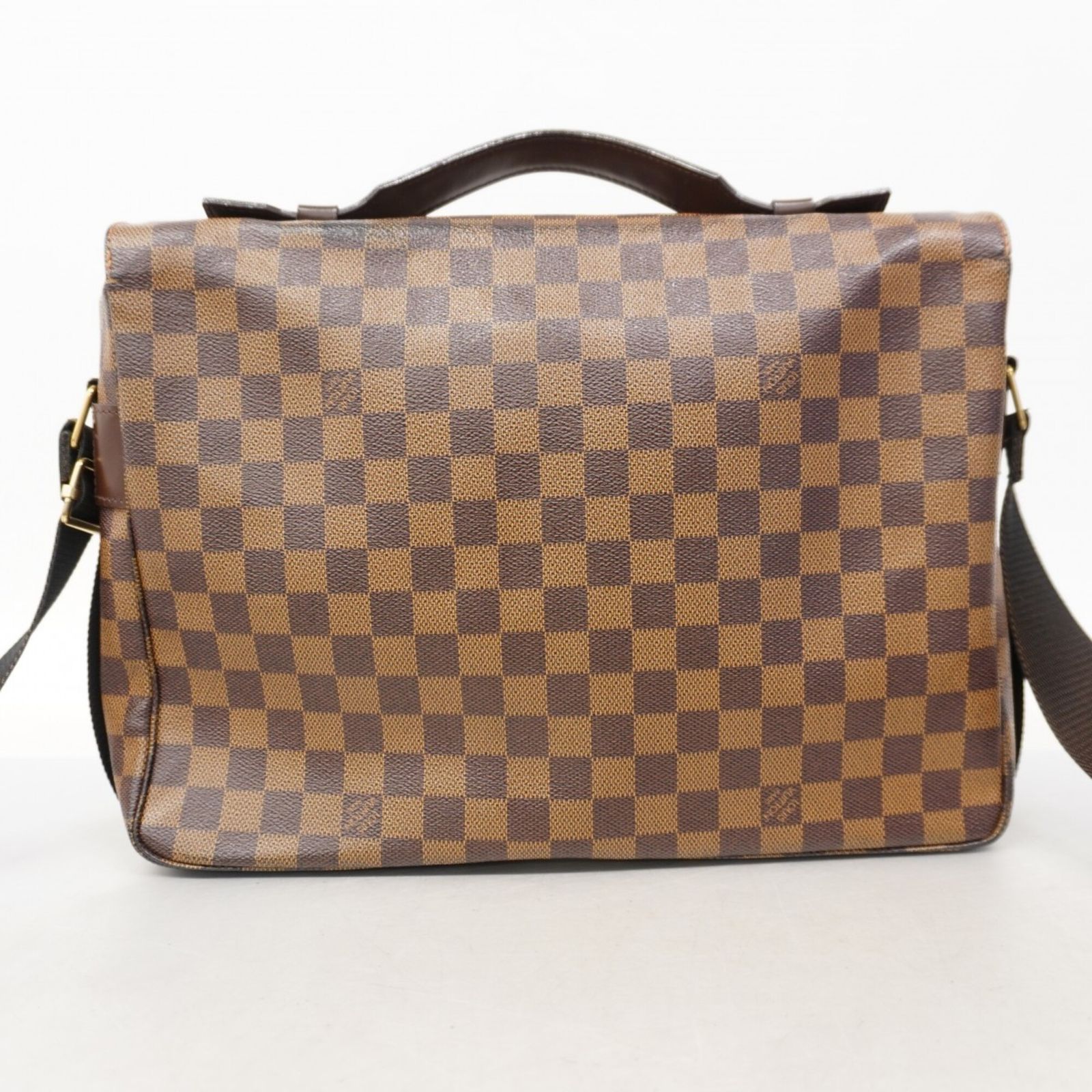 【超極美品】ルイヴィトン ダミエ エベヌ ブロードウェイ N42270 メンズ ルイ・ヴィトン(Louis Vuitton) ルイ・ヴィトン ハンドバッグ ダミエ