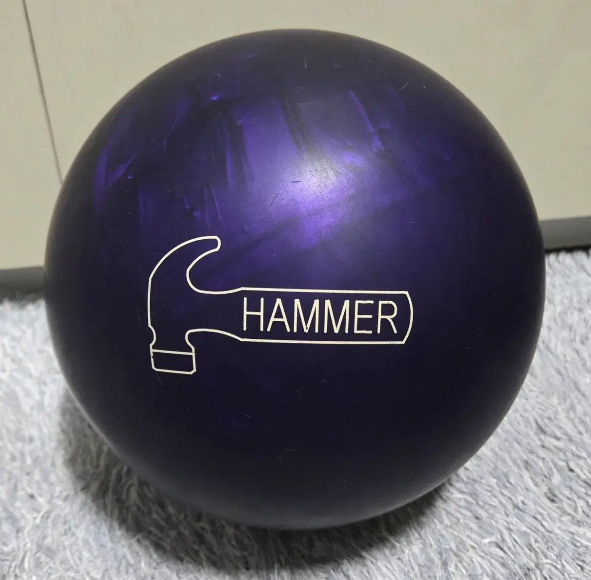ボーリング HAMMER(ハンマー) パープル 緑色ピン ウレタン 15p