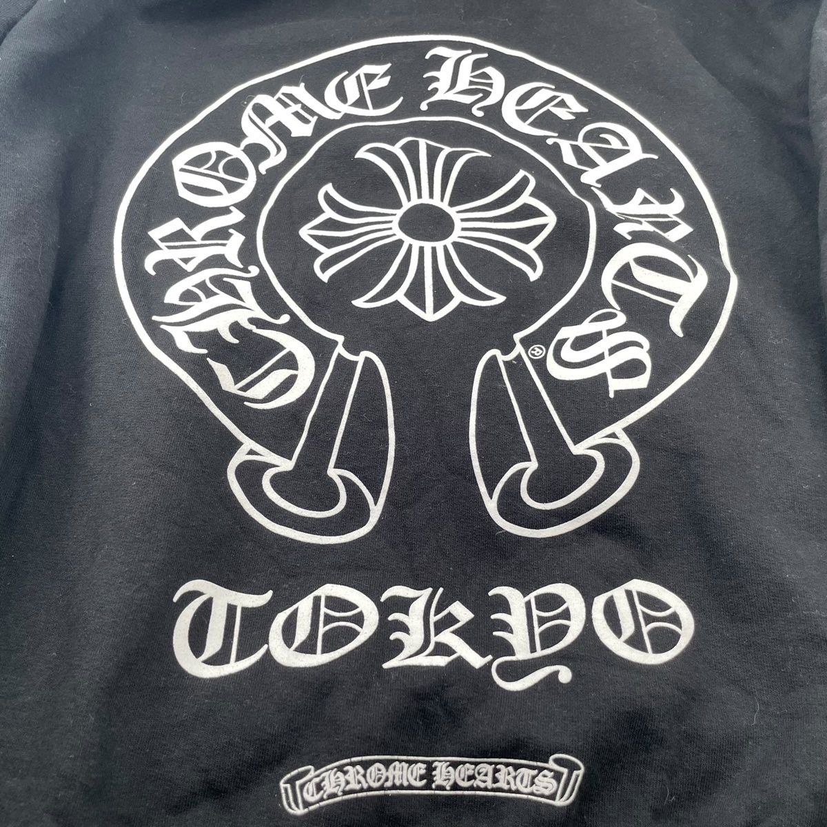 中古】CHROME HEARTS クロムハーツ バックホースシュープリント 
