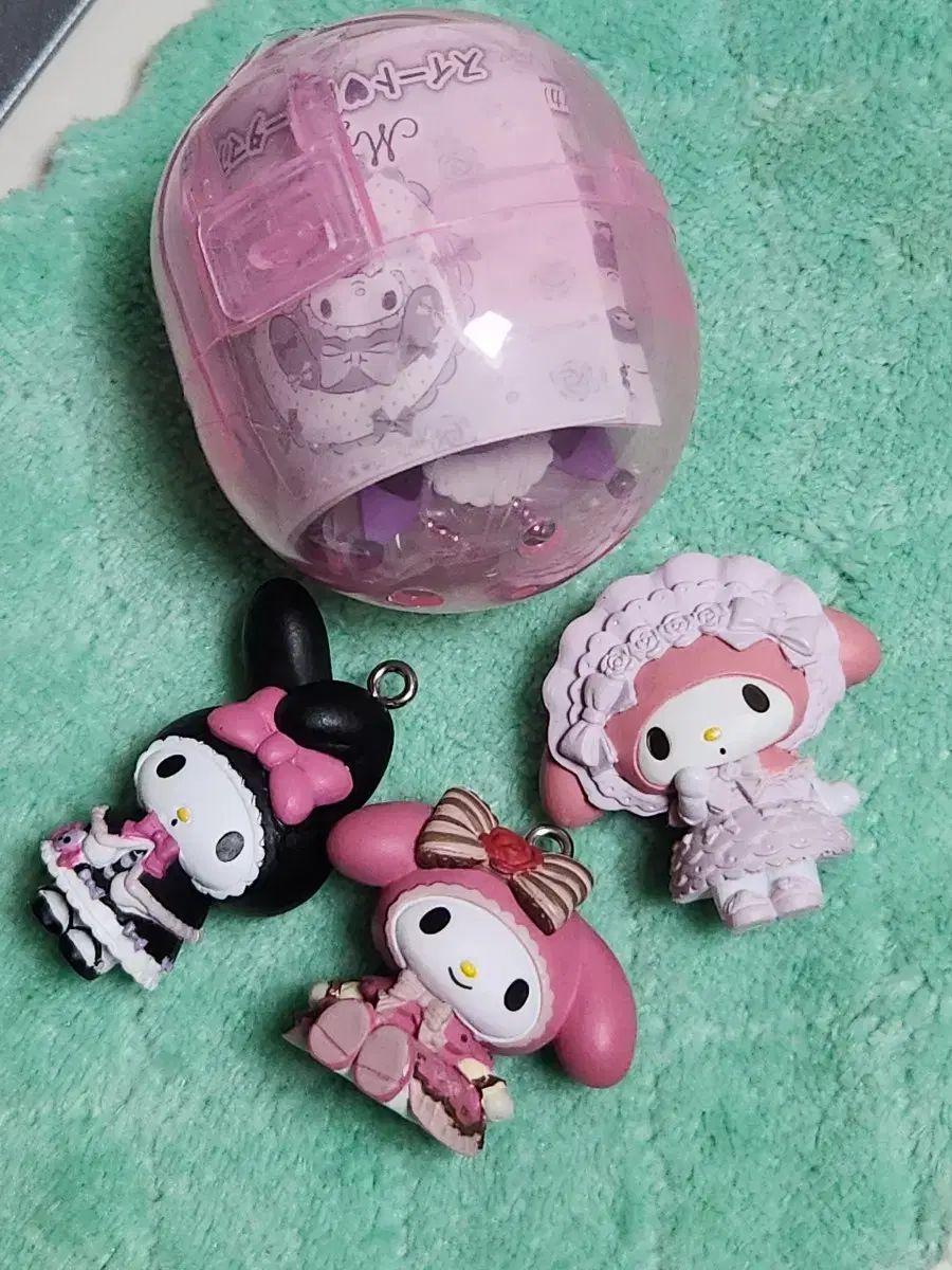 4種まとめ売り) サンリオ スイート ロリータ マスコット ガチャ クロミ マイメロディ